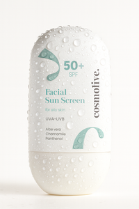 Güneş Kremi %100 Doğal Su Bazlı Yüz Spf 50 Yağlı Ciltler İçin