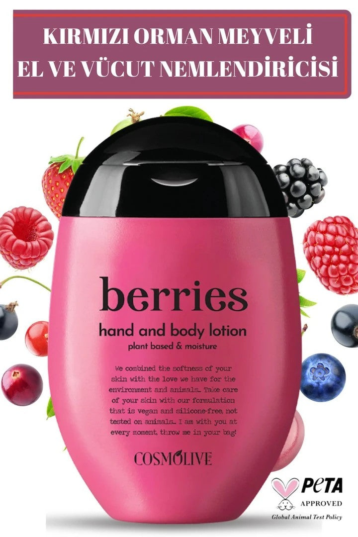El Ve Vücut Losyonu  Kırmızı Orman Meyveli