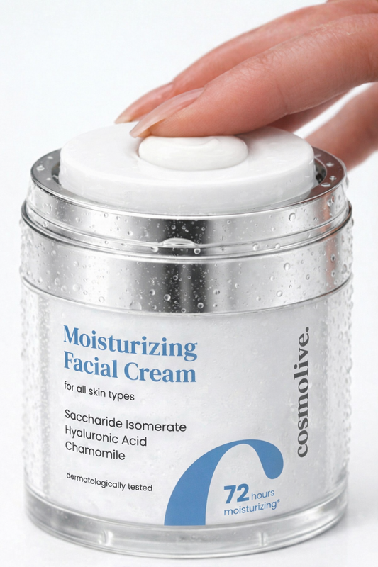 Yüz Kremi Hyaluronik Asit Uzun Süreli Nemlendirici Papatya 72 Saat Etkili