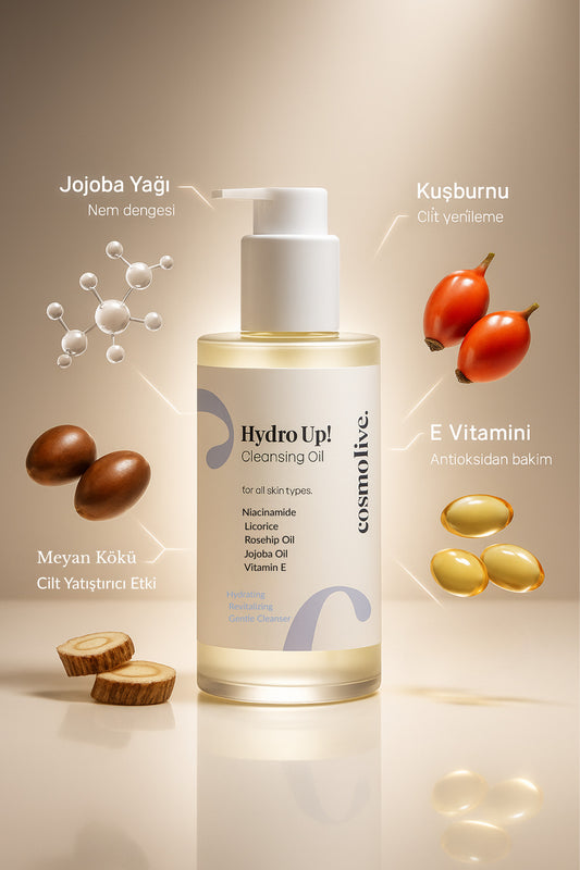 Yüz Temizleme Jeli  Hydro Up! Yağ Bazlı