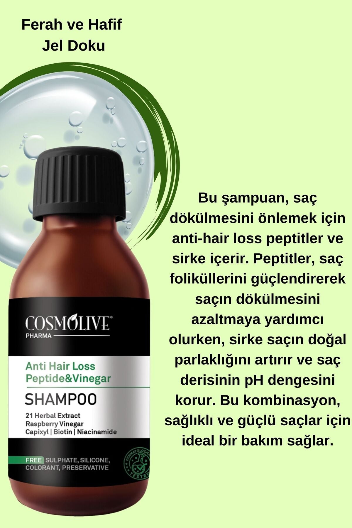 Şampuan Saç Dökülmesi Karşıtı