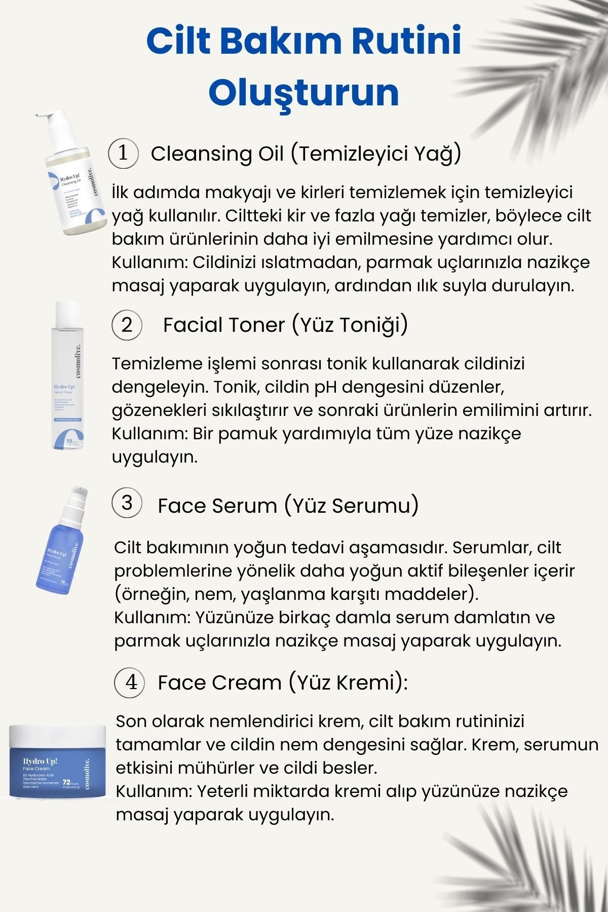 Yüz Temizleme Jeli  Hydro Up! Yağ Bazlı