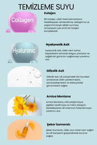 Cosmolive Makyaj Temizleyici Glikolik Ve Hyaluronik Asit Nemlendirici Micellar Su