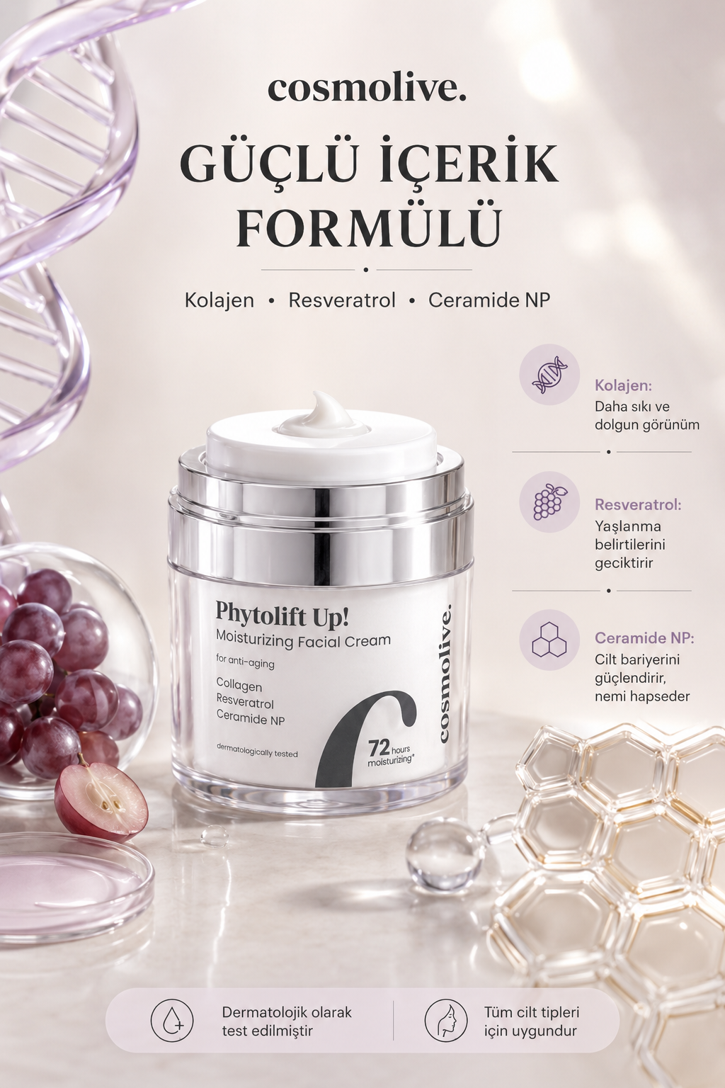 Phytolift Up! cilt bariyerine destek